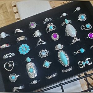 36 Pcs Cocktail Rings